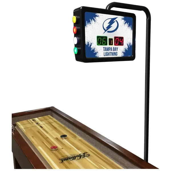 Tampa Bay Lightning Shuffleboard Table | Official NHL Shuffleboard Table