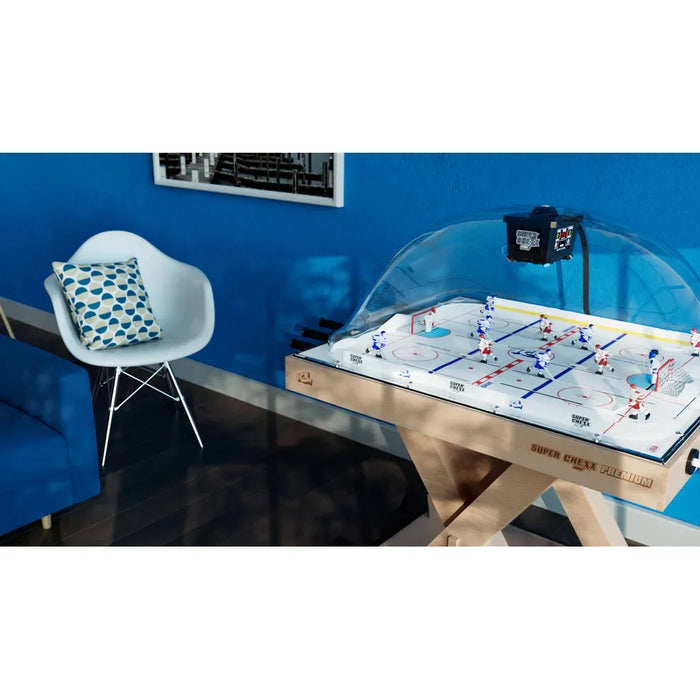 Premium "Miracle on Ice™ Edition Super Chexx PRO® Solid Wood Bubble Hockey Table