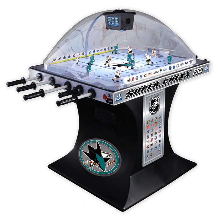 San Jose Sharks Bubble Hockey Table | NHL® Licensed Super Chexx PRO