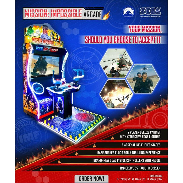 Mission Impossible DLX Shooting Arcade Machine by Sega Arcade