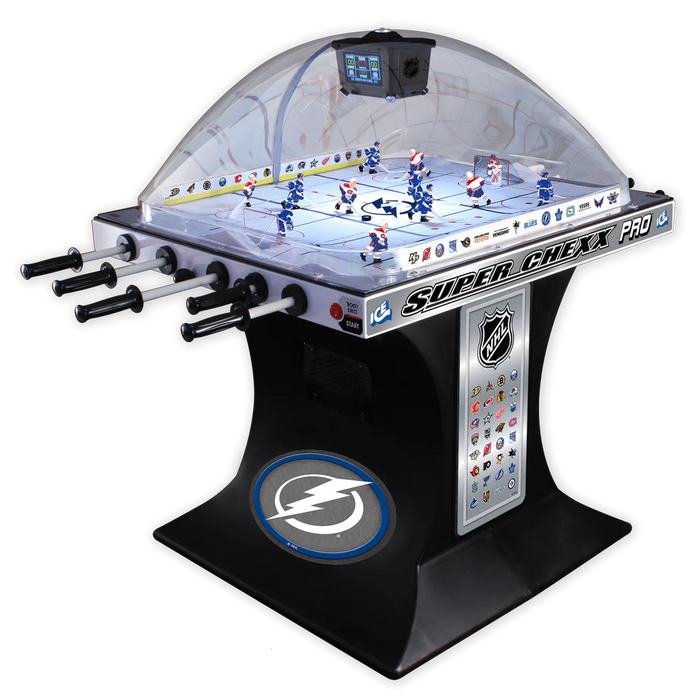 Tampa Bay Lightning Bubble Hockey Table | NHL® Licensed Super Chexx PRO
