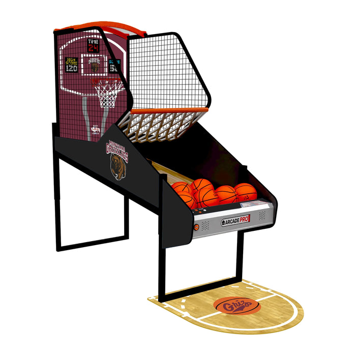 University of Montana Grizzlies Hoops Pro Basketball Home Arcade Game