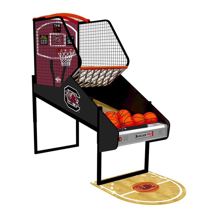 University of South Carolina Gamecocks Hoops Pro Basketball Home Arcade Game