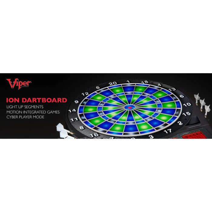 Viper Ion Illuminated Electronic Dartboard Home Soft Tip Dart Machine (4505931022429)