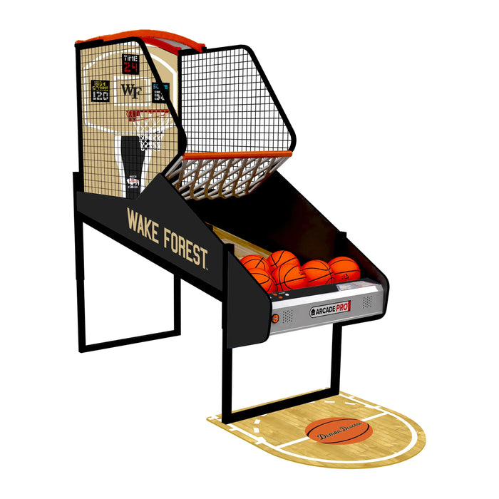 WAKE FOREST UNIVERSITY HOOPS PRO BASKETBALL HOME ARCADE GAME