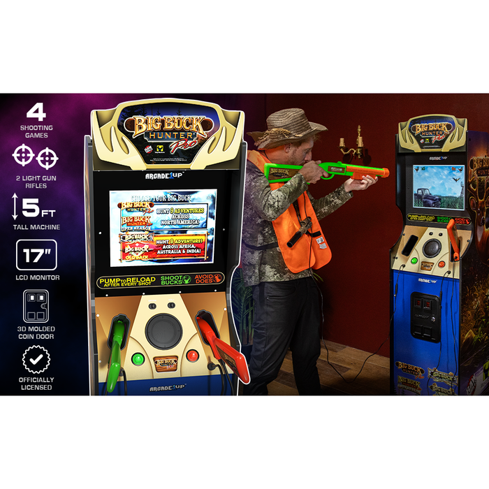 Arcade1Up Big Buck Hunter Pro Deluxe Arcade Machine